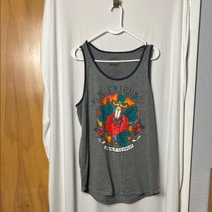 Glamour Kills Grey Tank Top Size Large